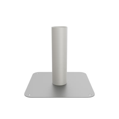 Traversée du toit (coque simple) avec plaque adhésive dure