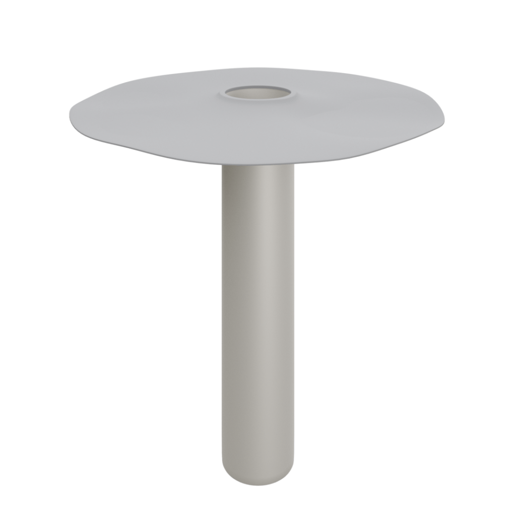 Onderafvoer met folie aan buis