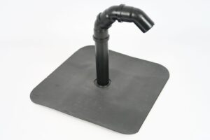 PE kabeldoorvoer met plakplaat en EPDM